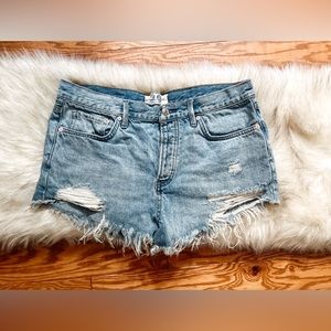 Free People Cutoff Denim Shorts
